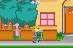 Razbitume!: Restez Branches! gameplay screenshot on GBA