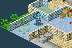 Rebelstar: Tactical Command gameplay screenshot on GBA