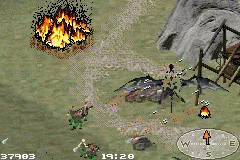 Reign of Fire gameplay screenshot on GBA