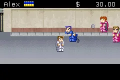 River City Ransom EX gameplay screenshot on GBA