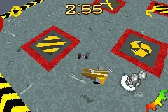 Robot Wars: Extreme Destruction gameplay screenshot on GBA
