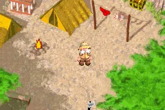 Sabre Wulf gameplay screenshot on GBA