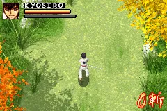 Samurai Deeper Kyo gameplay screenshot on GBA