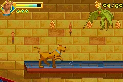 Scooby-Doo 2: Monsters Unleashed gameplay screenshot on GBA