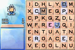 Scrabble Scramble! gameplay screenshot on GBA