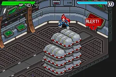 Scurge: Hive gameplay screenshot on GBA