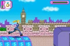 Secret Agent Barbie gameplay screenshot on GBA