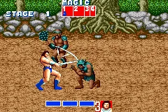 Sega Smash Pack gameplay screenshot on GBA