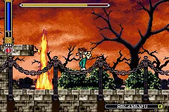 Shaman King: Master of Spirits gameplay screenshot on GBA