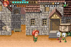 Shrek: Reekin' Havoc gameplay screenshot on GBA