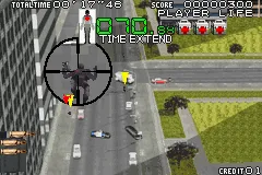 Silent Scope gameplay screenshot on GBA