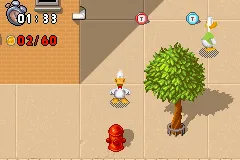 Sitting Ducks gameplay screenshot on GBA