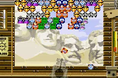 Snood 2: On Vacation gameplay screenshot on GBA