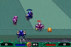 Speedball 2 gameplay screenshot on GBA
