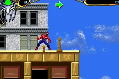 Spider-Man 2 gameplay screenshot on GBA