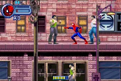 Spider-Man: Mysterio's Menace gameplay screenshot on GBA