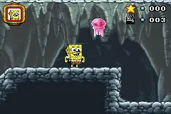 SpongeBob SquarePants: Lights, Camera, Pants! gameplay screenshot on GBA