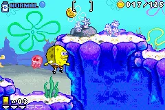 SpongeBob SquarePants: Revenge of the Flying Dutchman gameplay screenshot on GBA