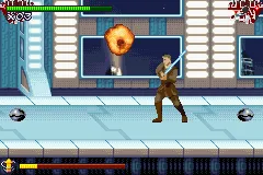 Star Wars: Episode II – Attack of the Clones gameplay screenshot on GBA