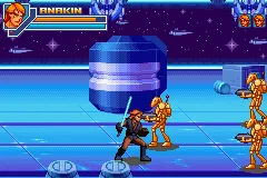 Star Wars: Episode III – Revenge of the Sith gameplay screenshot on GBA