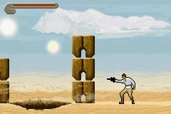 Star Wars Trilogy: Apprentice of the Force gameplay screenshot on GBA