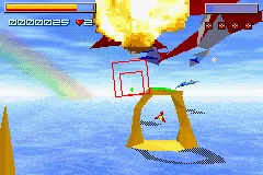 Star X gameplay screenshot on GBA
