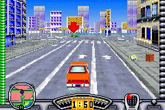 Starsky & Hutch gameplay screenshot on GBA