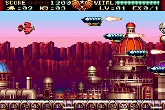 Steel Empire gameplay screenshot on GBA