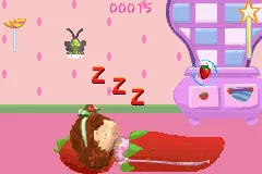 Strawberry Shortcake: Sweet Dreams gameplay screenshot on GBA