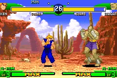 Street Fighter Alpha 3 Upper gameplay screenshot on GBA