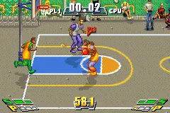 Street Jam Basketball gameplay screenshot on GBA