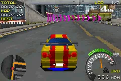 Street Racing Syndicate gameplay screenshot on GBA