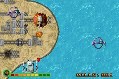 Strike Force Hydra gameplay screenshot on GBA