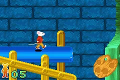 Stuart Little 2 gameplay screenshot on GBA
