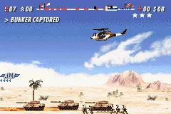 Super Army War gameplay screenshot on GBA