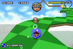 Super Monkey Ball Jr. gameplay screenshot on GBA