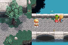 Tales of Phantasia gameplay screenshot on GBA