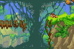 Tarzan: Return to the Jungle gameplay screenshot on GBA