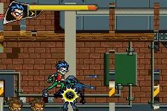 Teen Titans 2 gameplay screenshot on GBA