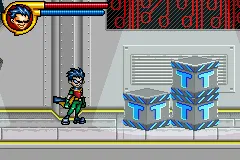 Teen Titans gameplay screenshot on GBA