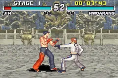 Tekken Advance gameplay screenshot on GBA