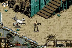 Terminator 3: Rise of the Machines gameplay screenshot on GBA