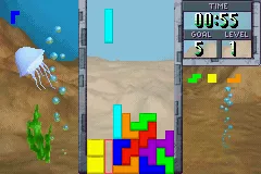 Tetris Worlds gameplay screenshot on GBA
