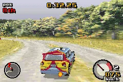 TG Rally gameplay screenshot on GBA