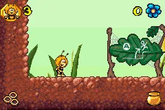 The Bee Game gameplay screenshot on GBA