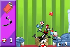 The Cat in the Hat gameplay screenshot on GBA