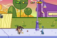 The Fairly OddParents: Breakin' da Rules gameplay screenshot on GBA