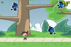 The Fairly OddParents!: Clash with the Anti-World gameplay screenshot on GBA