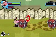 The Grim Adventures of Billy & Mandy gameplay screenshot on GBA
