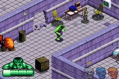 The Incredible Hulk gameplay screenshot on GBA